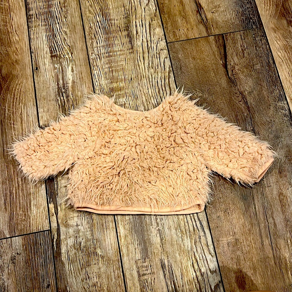 Dusty Pink Fuzzy Sweater
